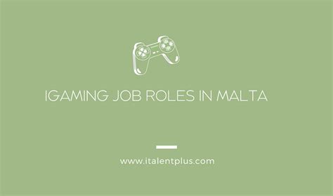 Igaming Jobs in Malta .